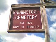 Brininstool Cemetery Sign