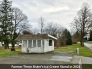Three Sister's Ice Cream Building in 2021