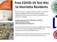 Free Covid-19 Test Kit Flyer