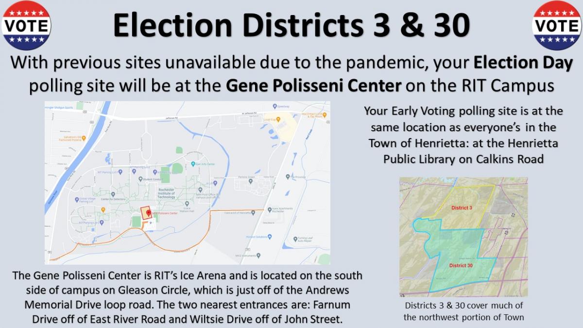 Notice to Election Districts 3 & 30